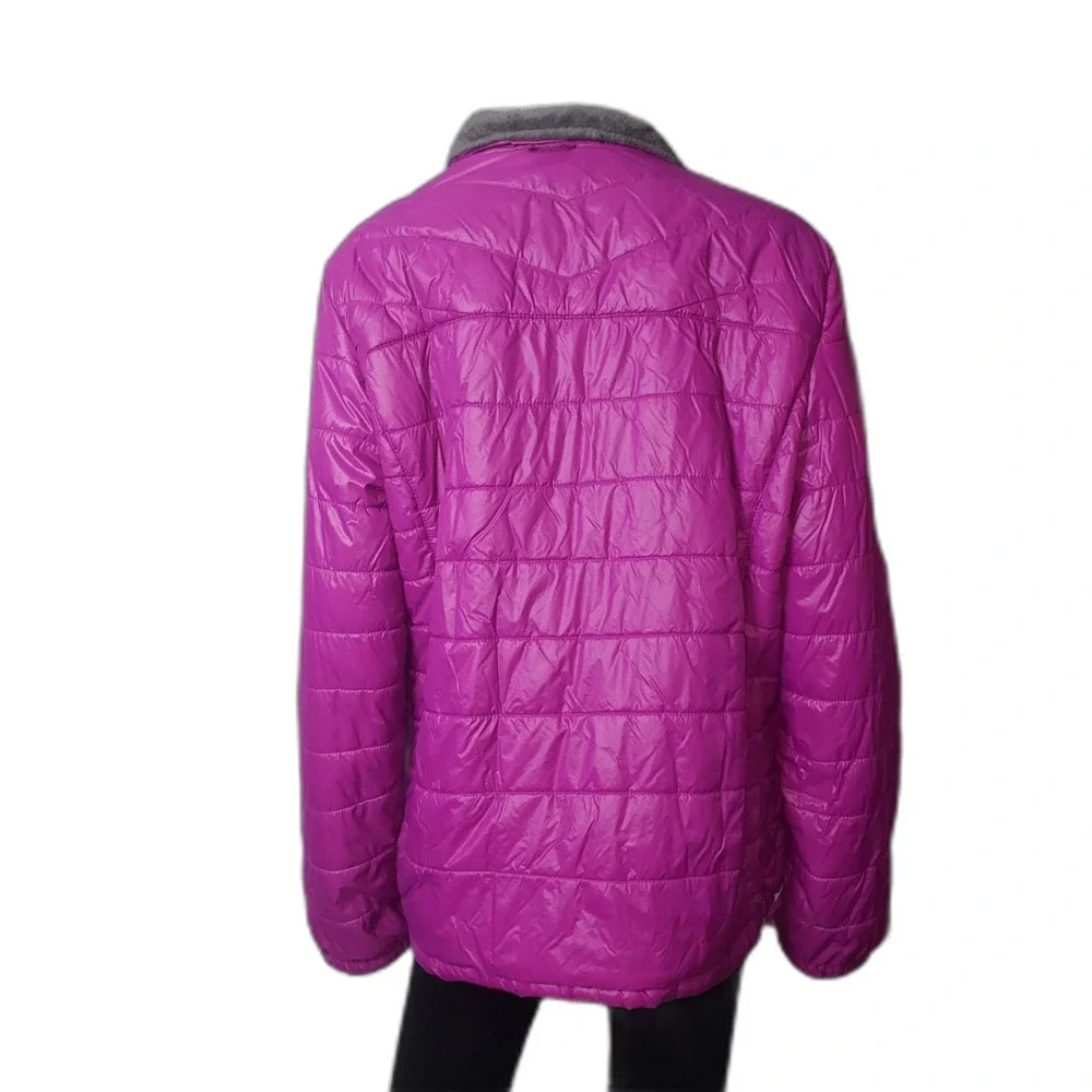 FREE COUNTRY Purple Puffer Jacket Coat Womens Plus Size 2X - Picture 9 of 10